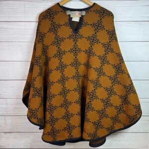 vintage 50-60s Mr.Guy Strick Meister original imported wool knitwear shaw poncho